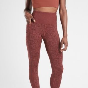 Exhale Stash Pocket Heel Tight Athleta XS NWT